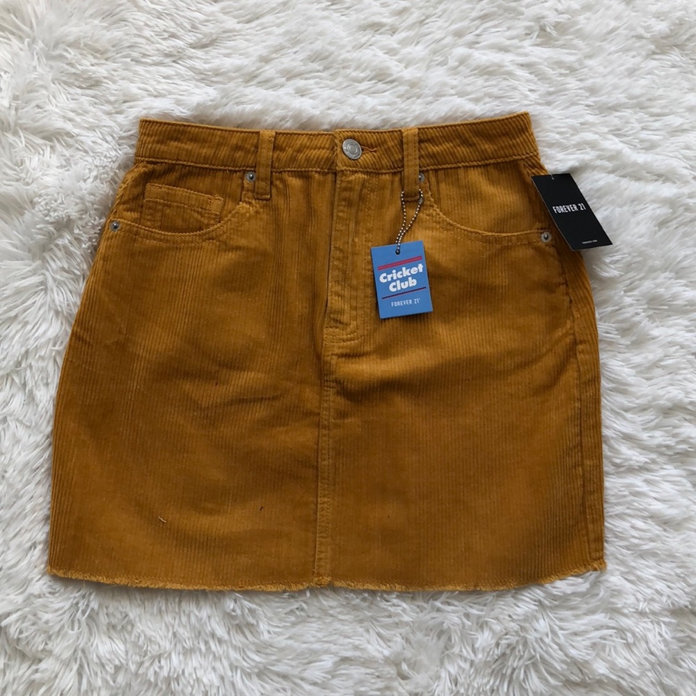 Forever 21 mini corduroy skirt